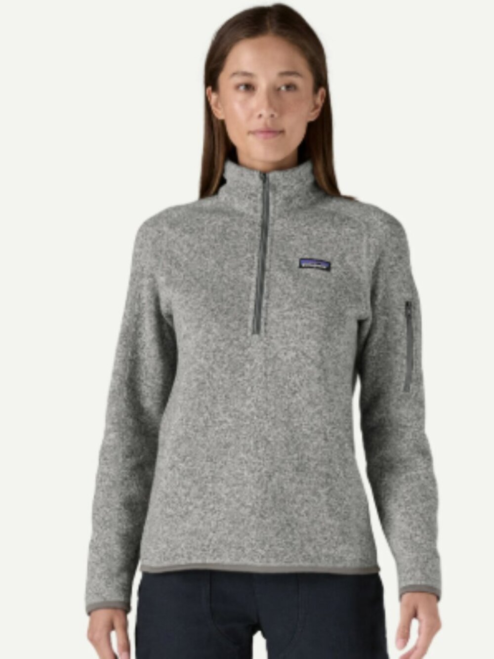 Patagonia Women's Better Sweater® 1/4-Zip Fleece Gray - Size M